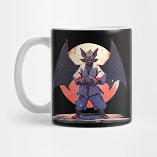 Kawaii Style Karate Master Bat Mug